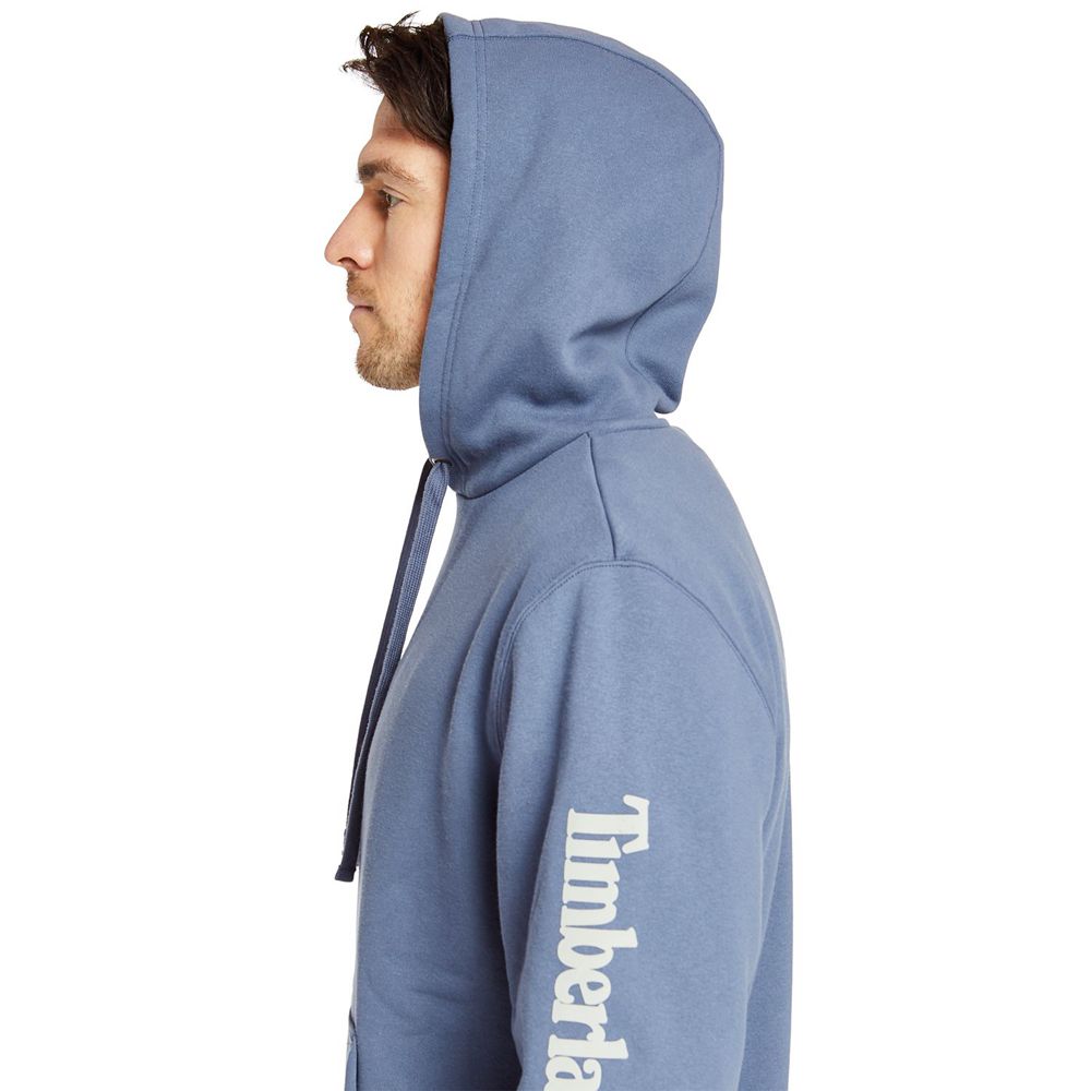 Sudadera Timberland Argentina Hombre - Pro® Hood Honcho Pullover Hoodie - Azules - CSMYUG-648